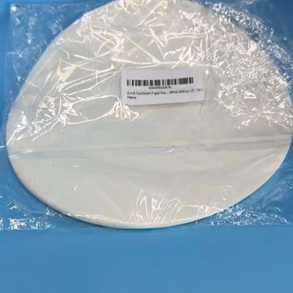 8 inch Parchment Paper Rounds White Without Lift Tabs 100 qty
